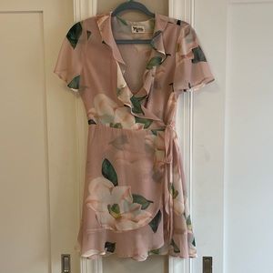 NWOT Show Me Your MuMu mini wrap dress